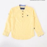 DC Boys' Mandarin Collar Shirt