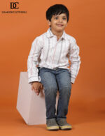 Vertical Charm Striped Shirt