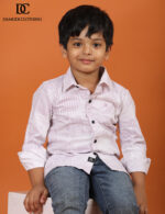 Light Pink Vertical Striped Shirt - Image 2