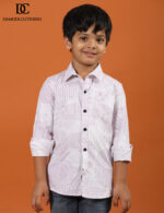 Light Pink Vertical Striped Shirt - Image 4