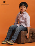 Geometric Charm Shirt – Light Pink