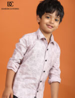 Geometric Charm Shirt – Light Pink - Image 3