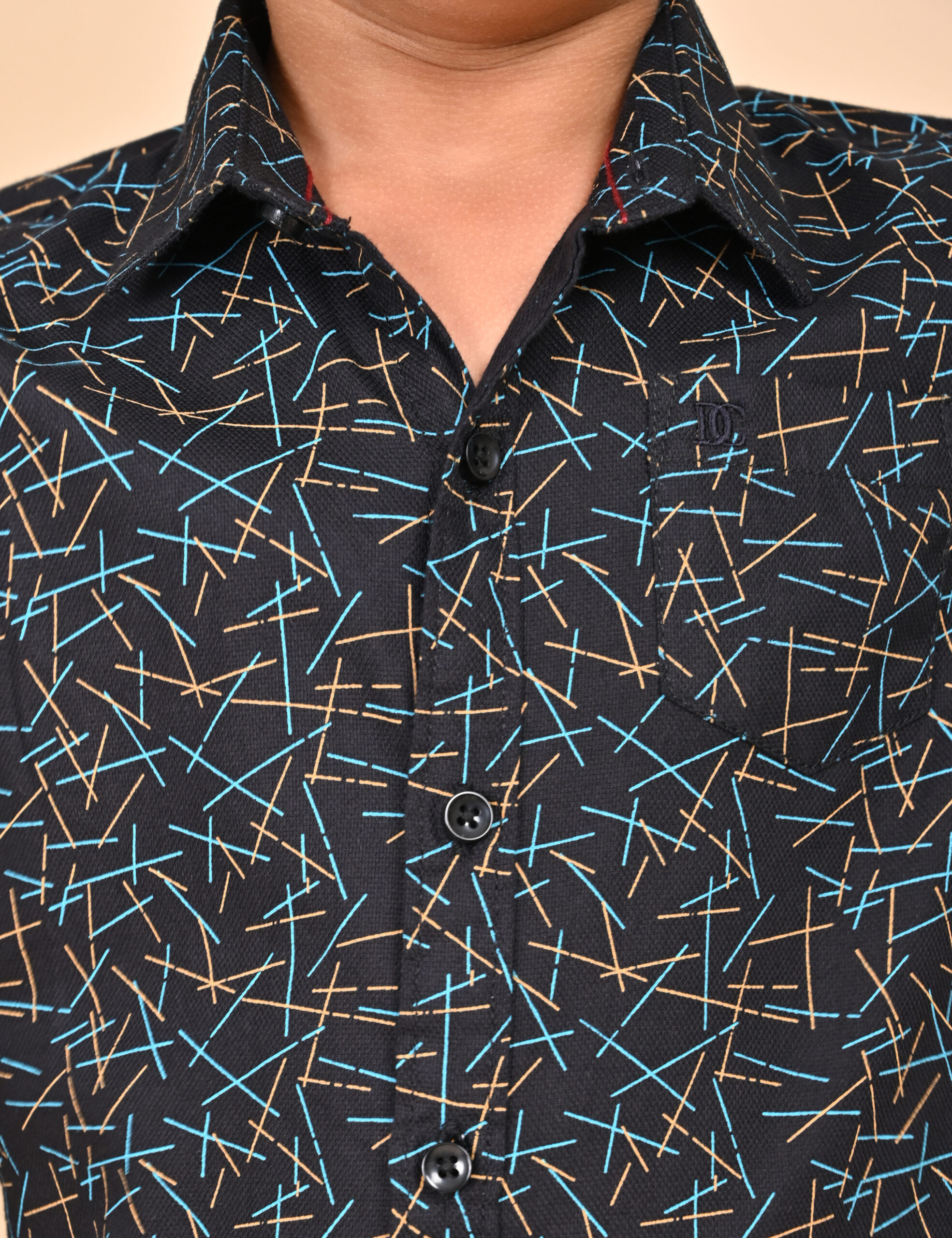 CH7_3683 Abstract Patch Shirt – Boys Edition - Image 3