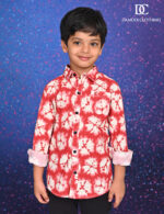 Crimson Swirl Shirt – Boys Edition - Image 3