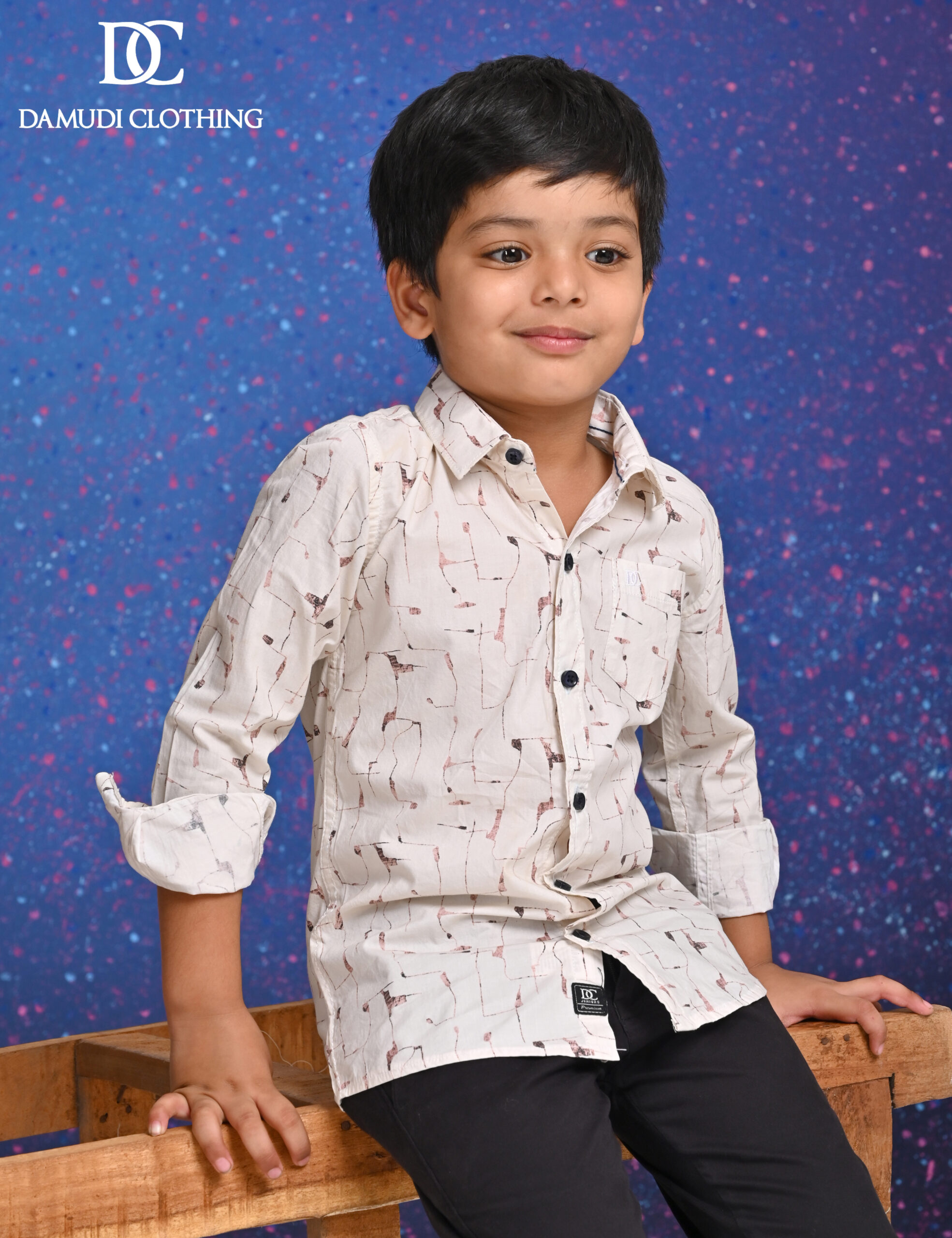 CH7_4050 Soft Sketch Shirt – Boys Edition - Image 1