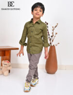 Earthtone Texture Shirt – Boys Edition