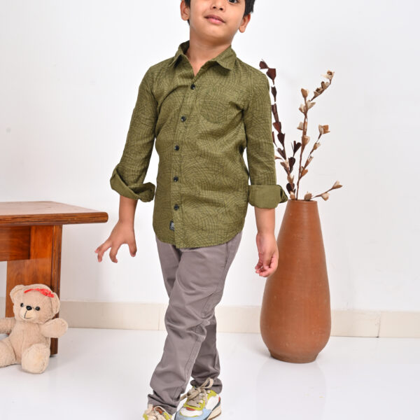 Earthtone Texture Shirt – Boys Edition