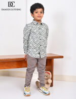Diamond Grid Shirt – Boys Edition - Image 5